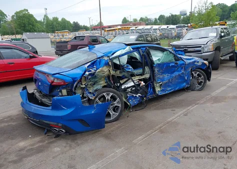 2020 Kia Stinger Gt-Line from USA, damaged, VIN KNAE15LAXL6082743